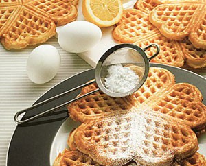 Waffel bäcken